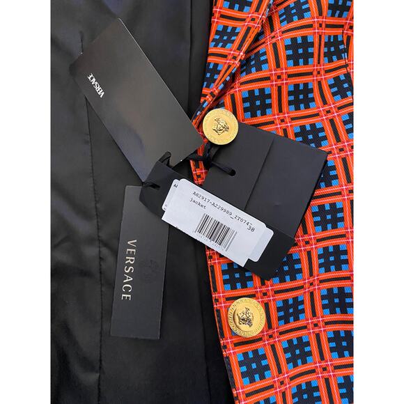 NWT $2895 Versace Women's Red Jacket 38 (S) Italy - Picture 10 of 13